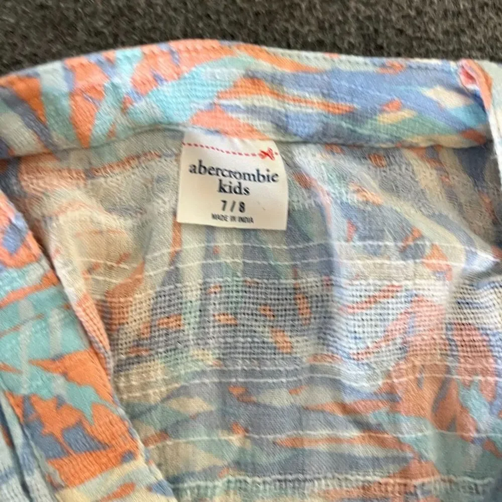 abercrombie kids blue orange